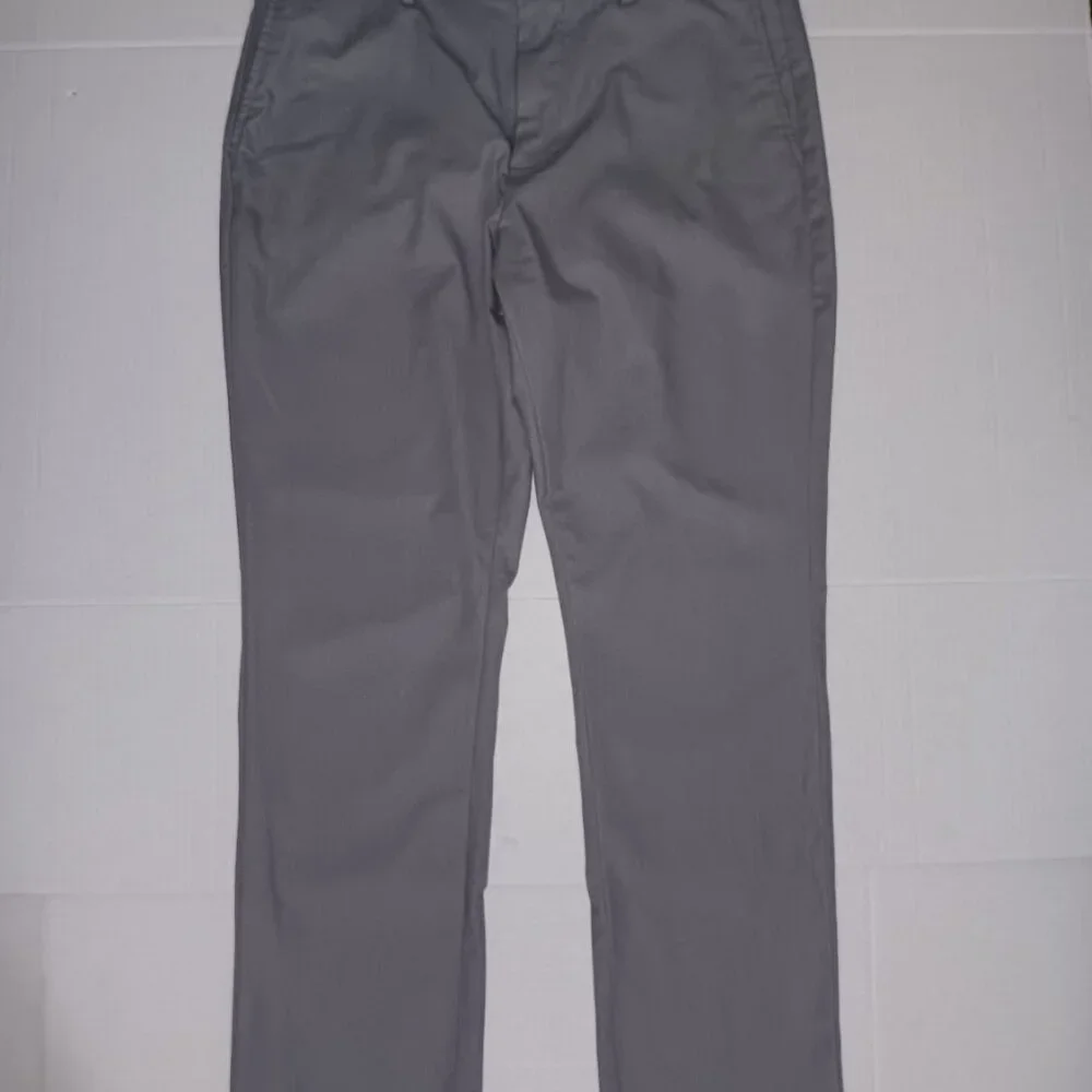 OLD NAVY FLEX ULTIMATE STRAIGHT LEG PANTS GRAY SIZE 36X32